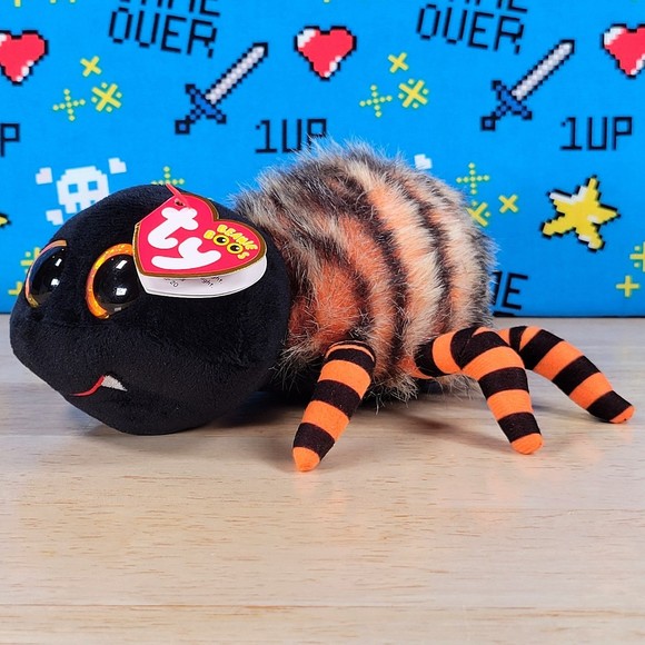 Ty Beanie Boos Ingrum the Spider 6" UltraSoft Stuffed Halloween Toy Plush NWT - Picture 6 of 12